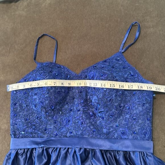Women’s Spaghetti Strap Full Length Corset Back Party Prom Dress Size L *READ - Picture 9 of 12